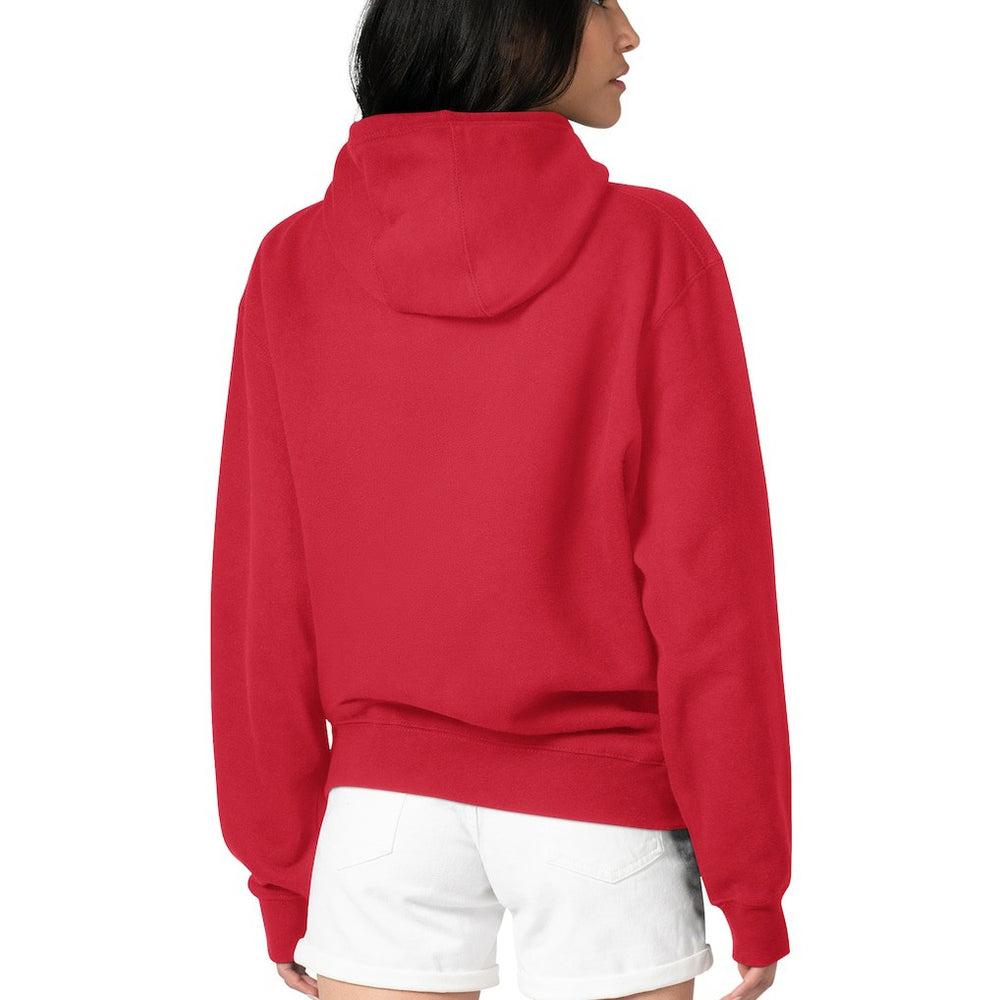 Kansas City Chiefs G-III 4Her by Carl Banks Women's Flowers Team Logo Graphic Fleece Pullover Hoodie Red