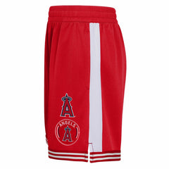 Los Angeles Angels Youth Infielder Shorts - Red Shorts