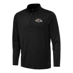 Baltimore Ravens Antigua Reprocess Quarter-Zip Top Black