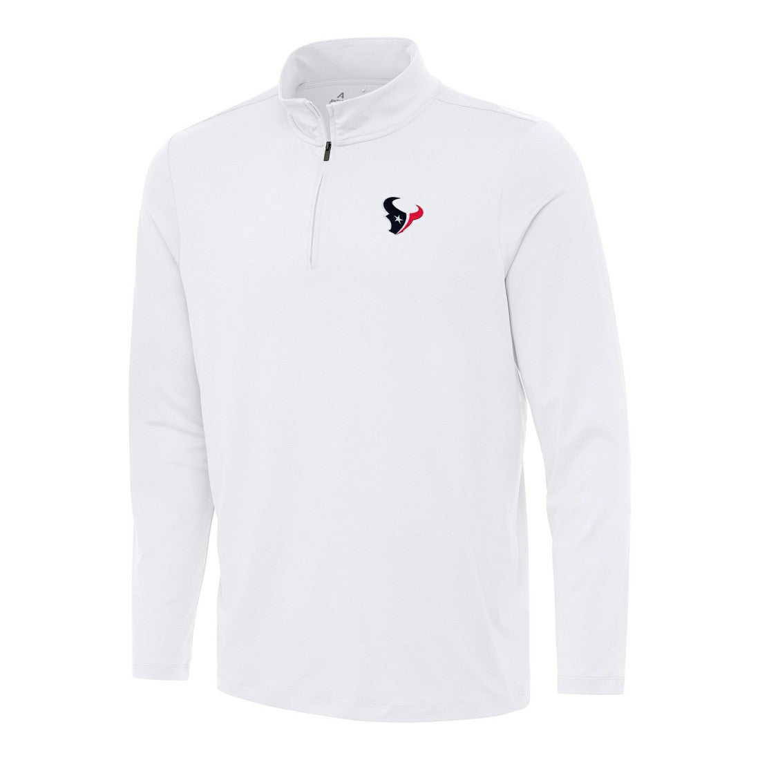 Houston Texans Antigua Reprocess Quarter-Zip Top White