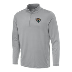 Jacksonville Jaguars Antigua Reprocess Quarter-Zip Top Gray