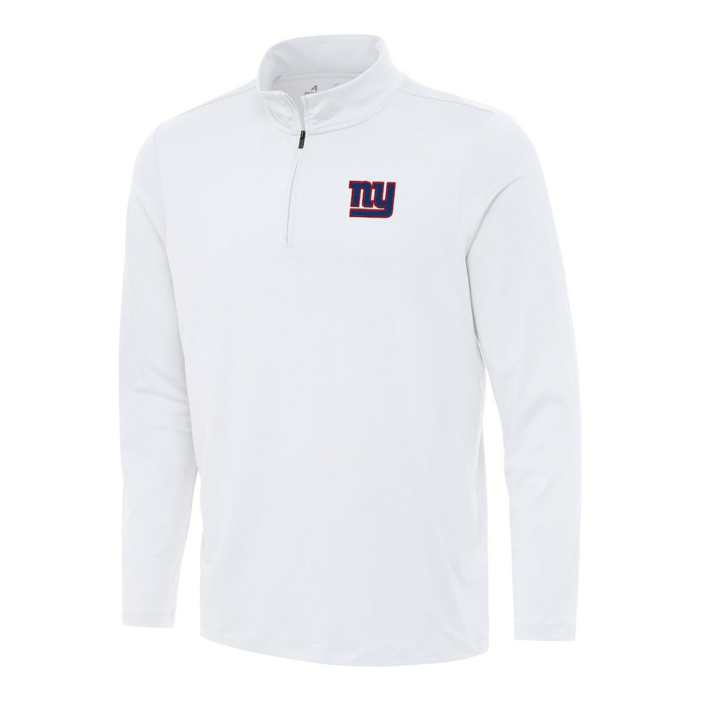 New York Giants Antigua Reprocess Quarter-Zip Top White
