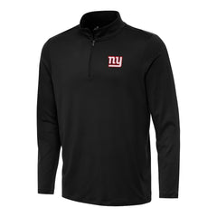 New York Giants Antigua Reprocess Quarter-Zip Top Black