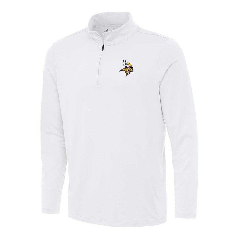 Minnesota Vikings Antigua Reprocess Quarter-Zip Top White