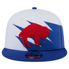 Buffalo Bills New Era Throwback Jagged 9FiFTY Snapback Hat Royal