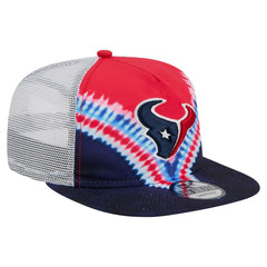 Houston Texans New Era Throwback Dye Golfer Snapback Hat Red/Navy