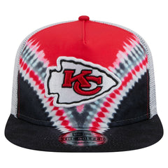 Kansas City Chiefs New Era Throwback Dye Golfer Snapback Hat Red/Black