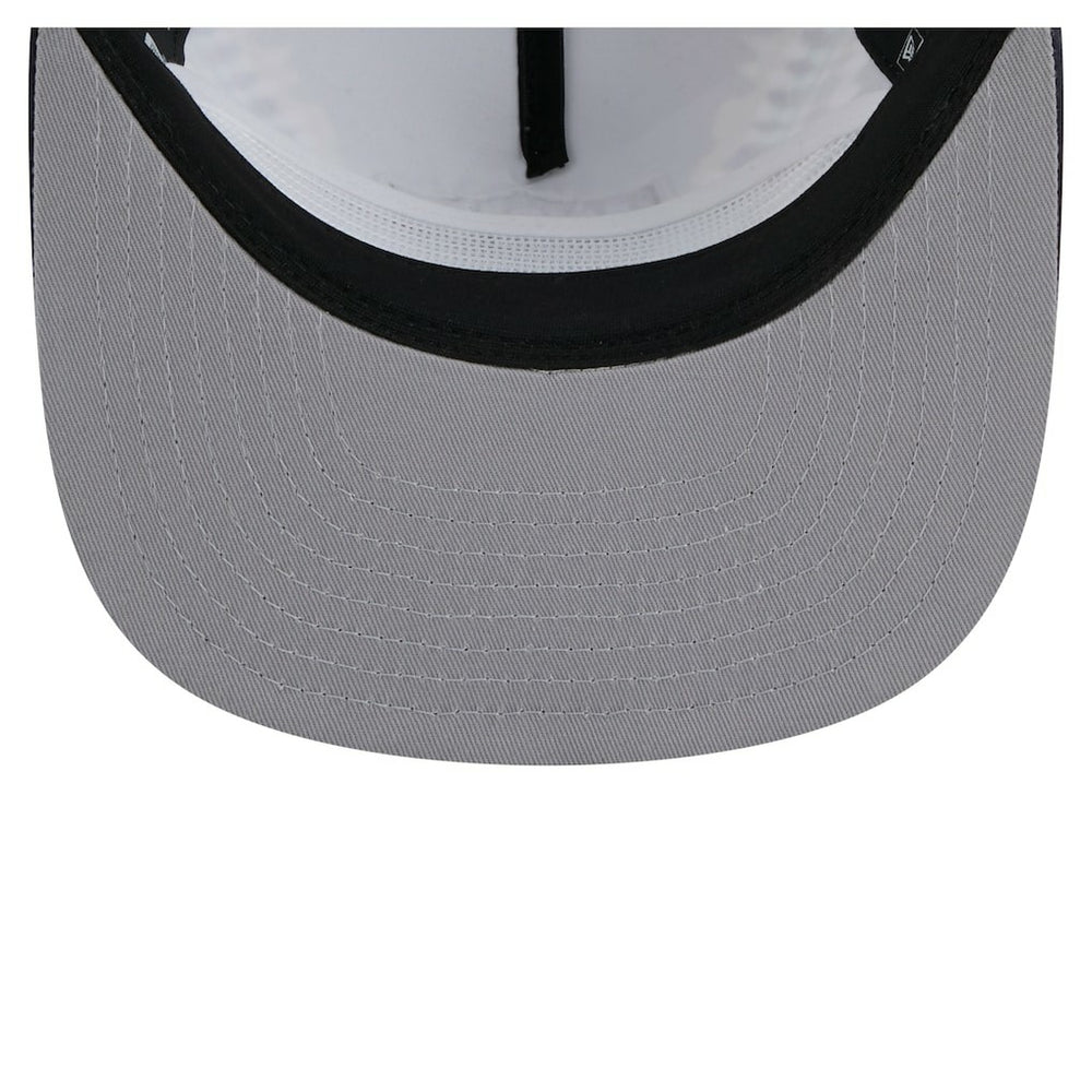 Las Vegas Raiders New Era Throwback Dye Golfer Snapback Hat Gray/Black