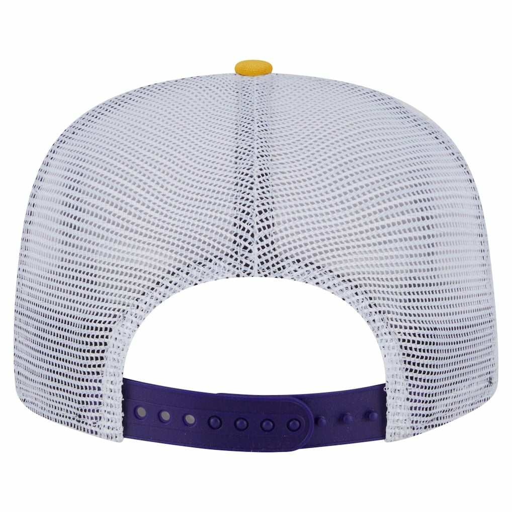Minnesota Vikings New Era Throwback Dye Golfer Snapback Hat Gold/Purple