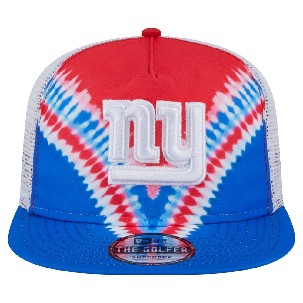 New York Giants New Era Throwback Dye Golfer Snapback Hat Red/Royal