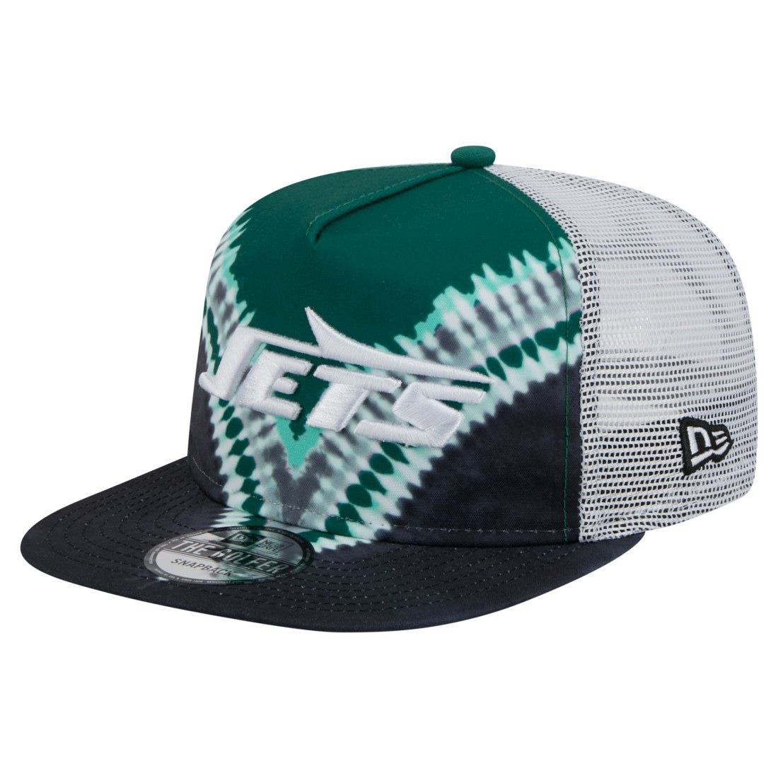 New York Jets New Era Throwback Dye Golfer Snapback Hat Green/Black