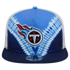 Tennessee Titans New Era Throwback Dye Golfer Snapback Hat Light Blue/Navy