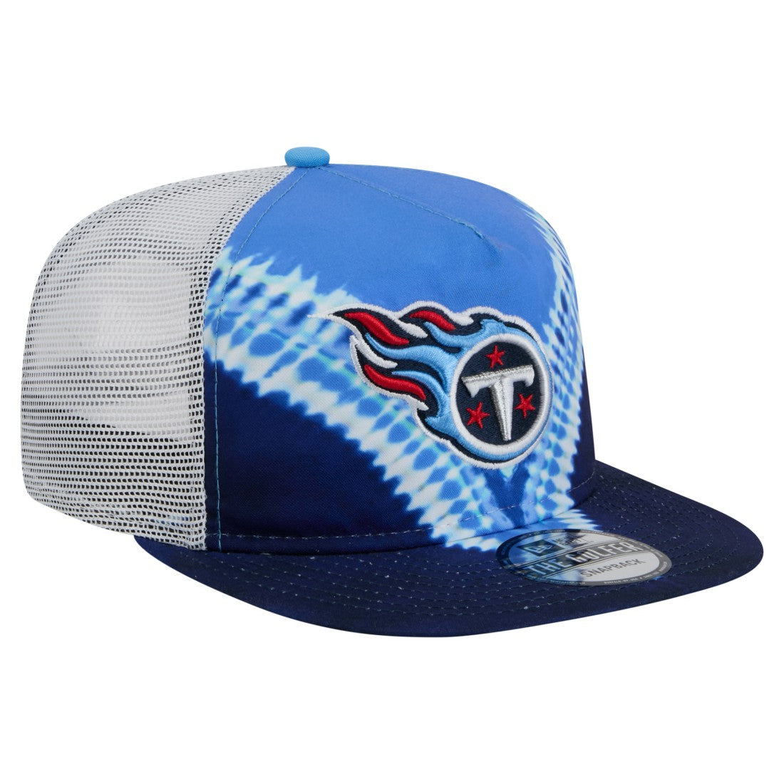 Tennessee Titans New Era Throwback Dye Golfer Snapback Hat Light Blue/Navy