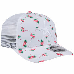 Dallas Cowboys New Era Adventure Flamingo Pattern 9SEVENTY Stretch-Snap Hat White
