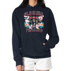 NHL Florida Panthers G-III 4Her by Carl Banks Women's Flower Logo Pullover Hoodie - Navy