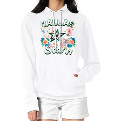 NHL Dallas Stars G-III 4Her by Carl Banks Women's Flower Logo Pullover Hoodie - White