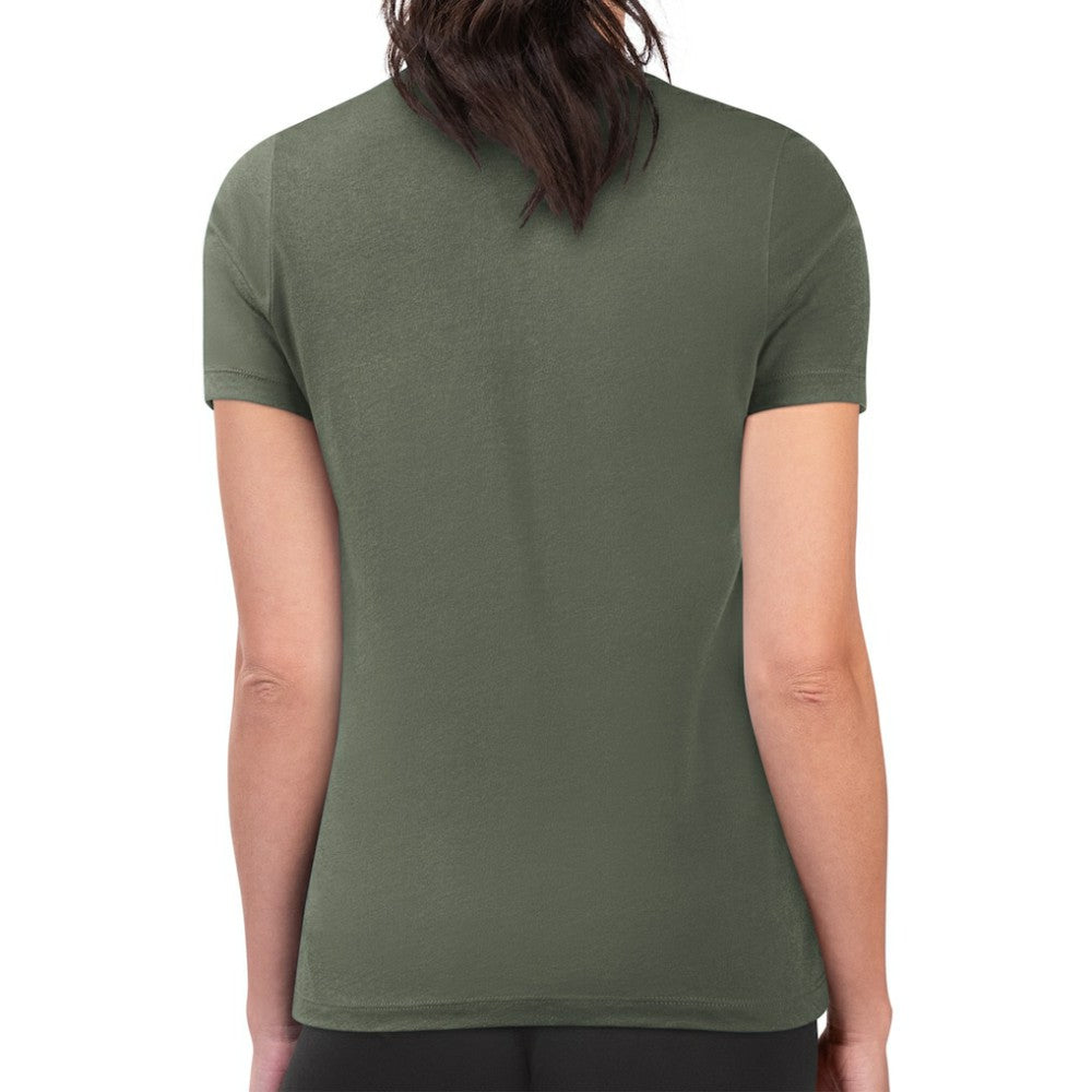 NHL Dallas Stars G-III 4Her by Carl Banks Women's Super-Slim Fit Lightweight Flower Logo T-Shirt - Green