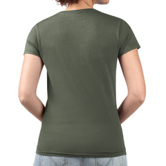 NHL Dallas Stars G-III 4Her by Carl Banks Women's Super-Slim Fit Lightweight Flower Logo V-Neck T-Shirt - Green