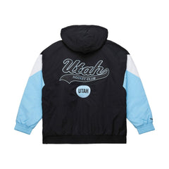 NHL Utah Hockey Club Mitchell & Ness Retro Anorak Half-Zip Jacket - Black