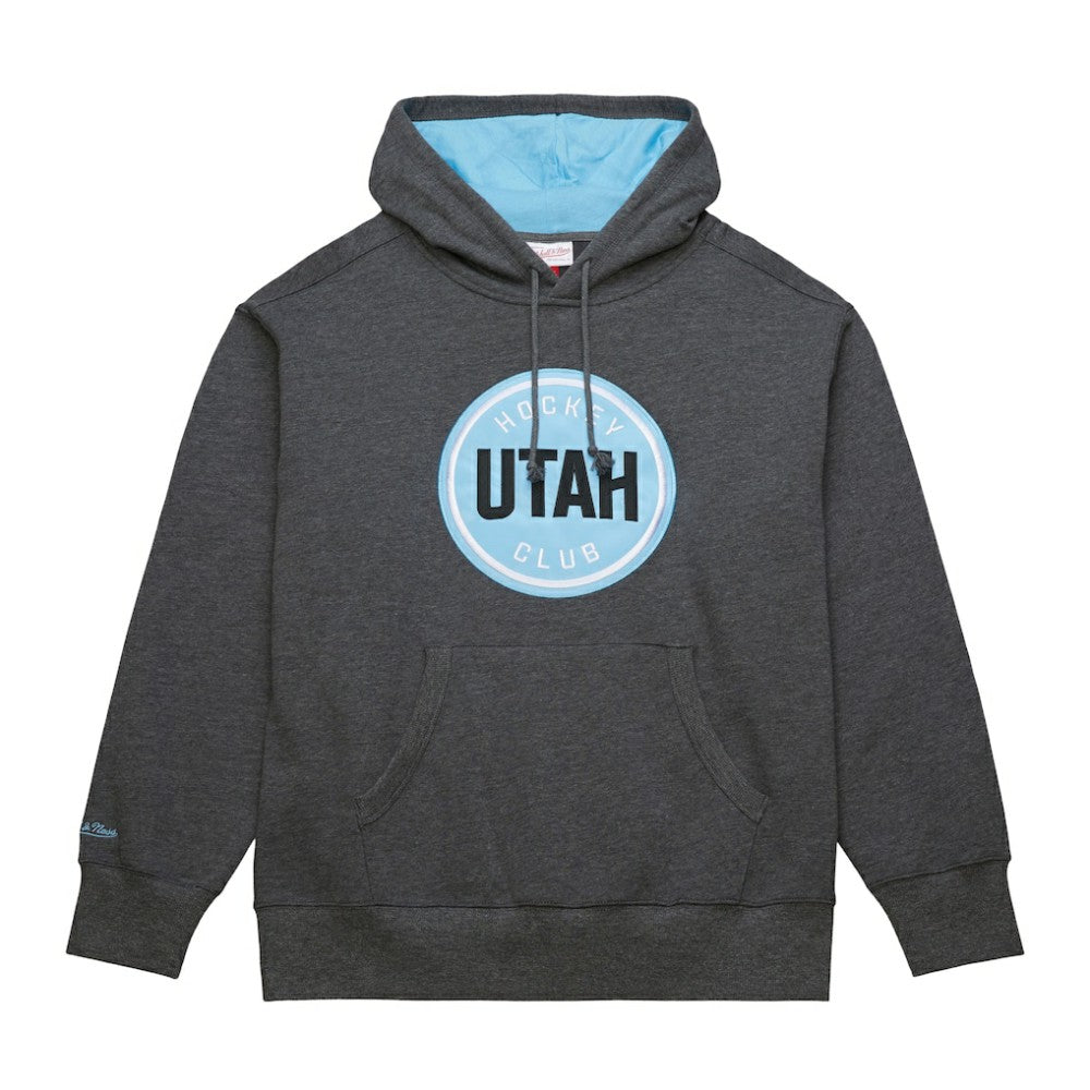 NHL Utah Hockey Club Mitchell & Ness Playoff Pullover Hoodie - Anthracite