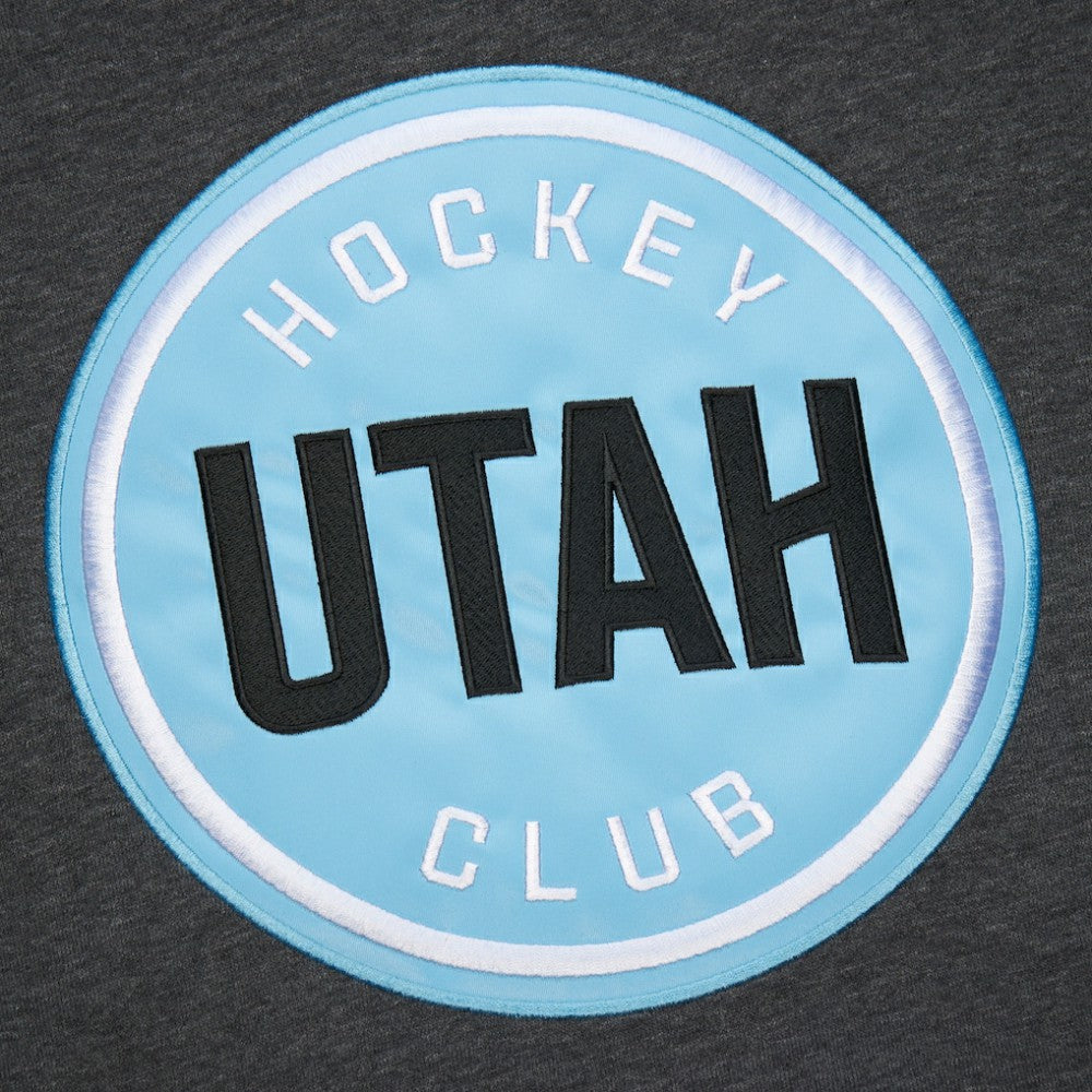 NHL Utah Hockey Club Mitchell & Ness Playoff Pullover Hoodie - Anthracite