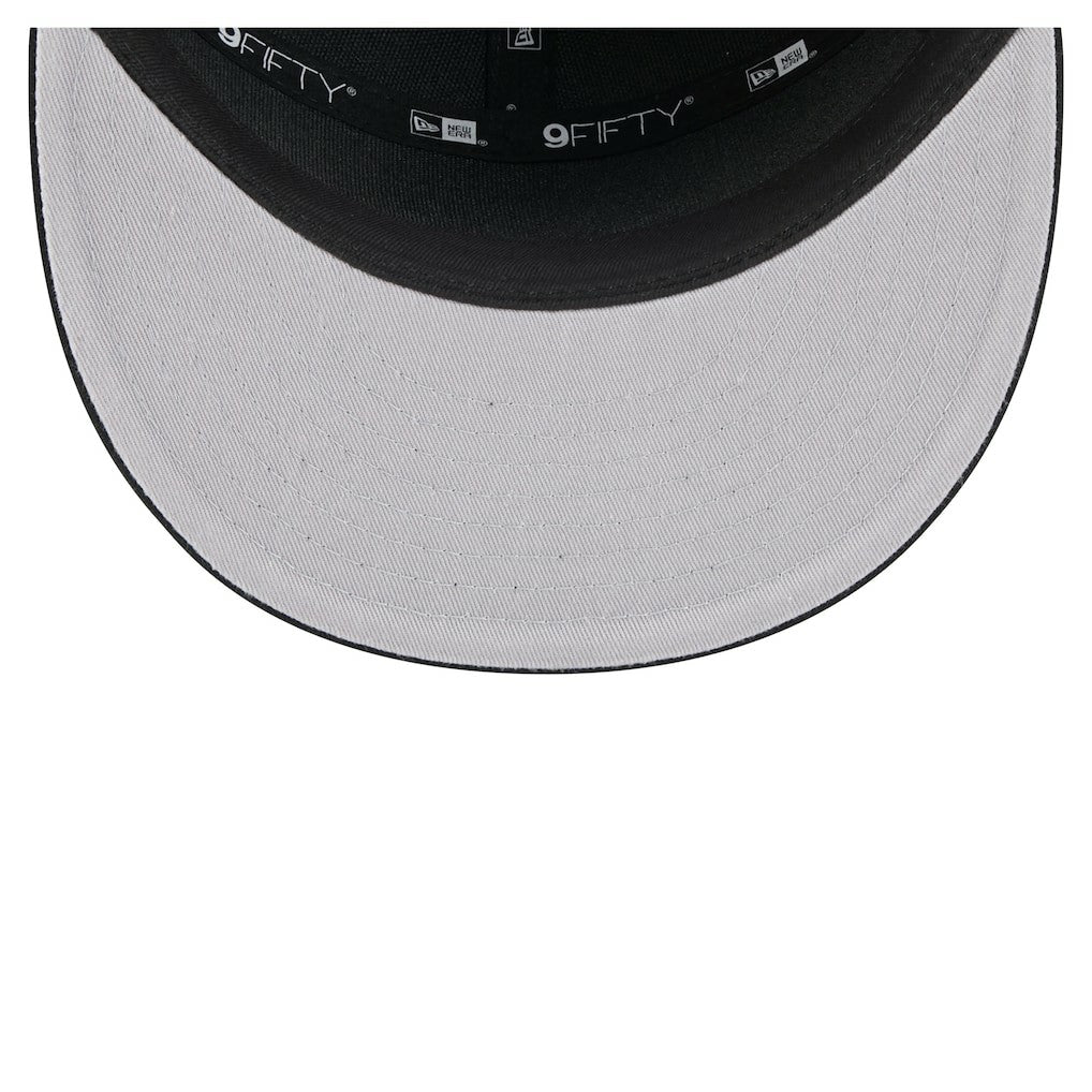 Detroit Lions New Era Adventure Canvas Split Panel 9FIFTY Snapback Hat Black