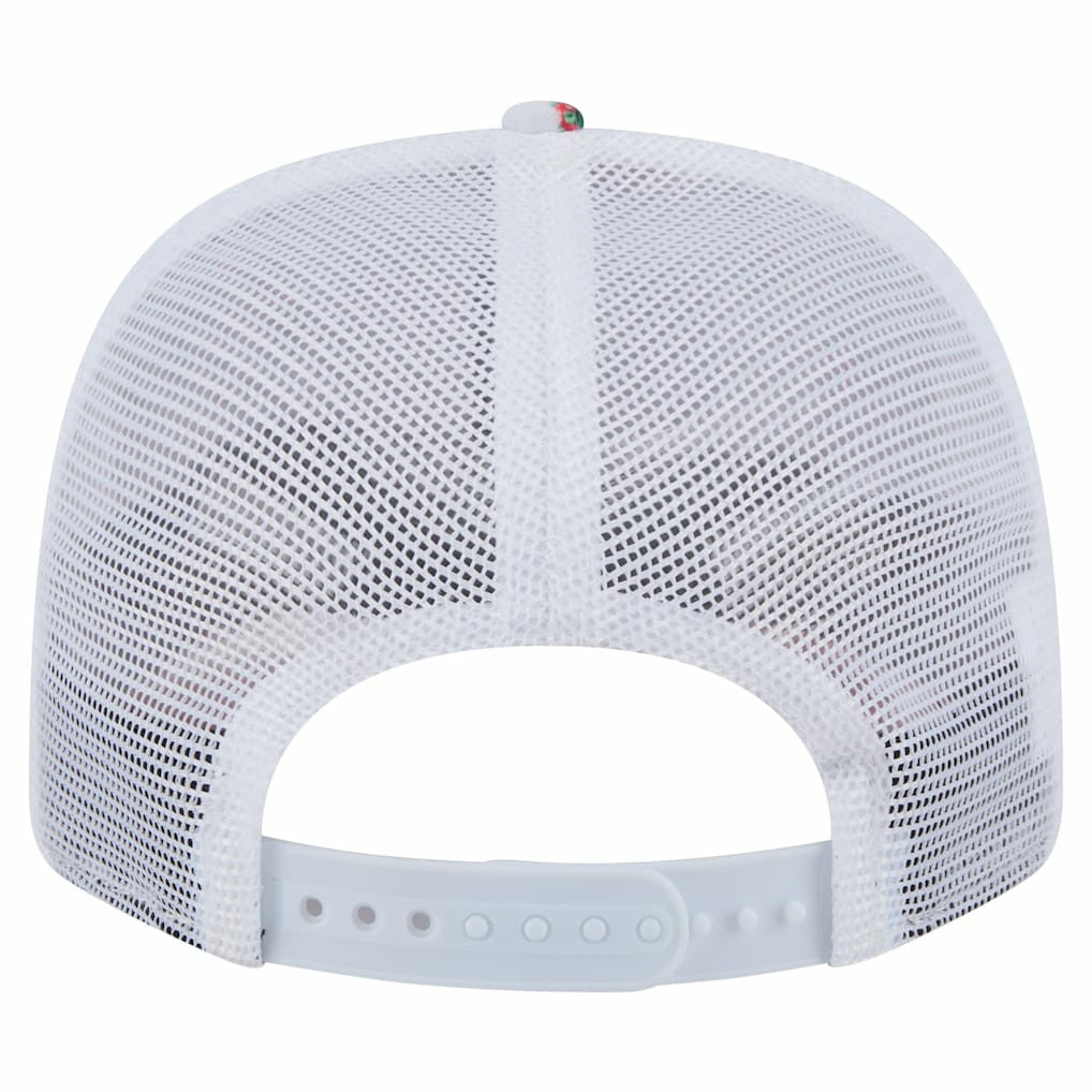 San Francisco 49ers New Era Adventure Flamingo Pattern 9SEVENTY Stretch-Snap Hat White