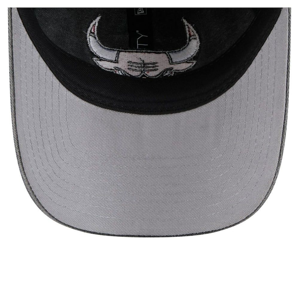 Chicago Bulls Pigment Dyed 9TWENTY Adjustable Hat Black
