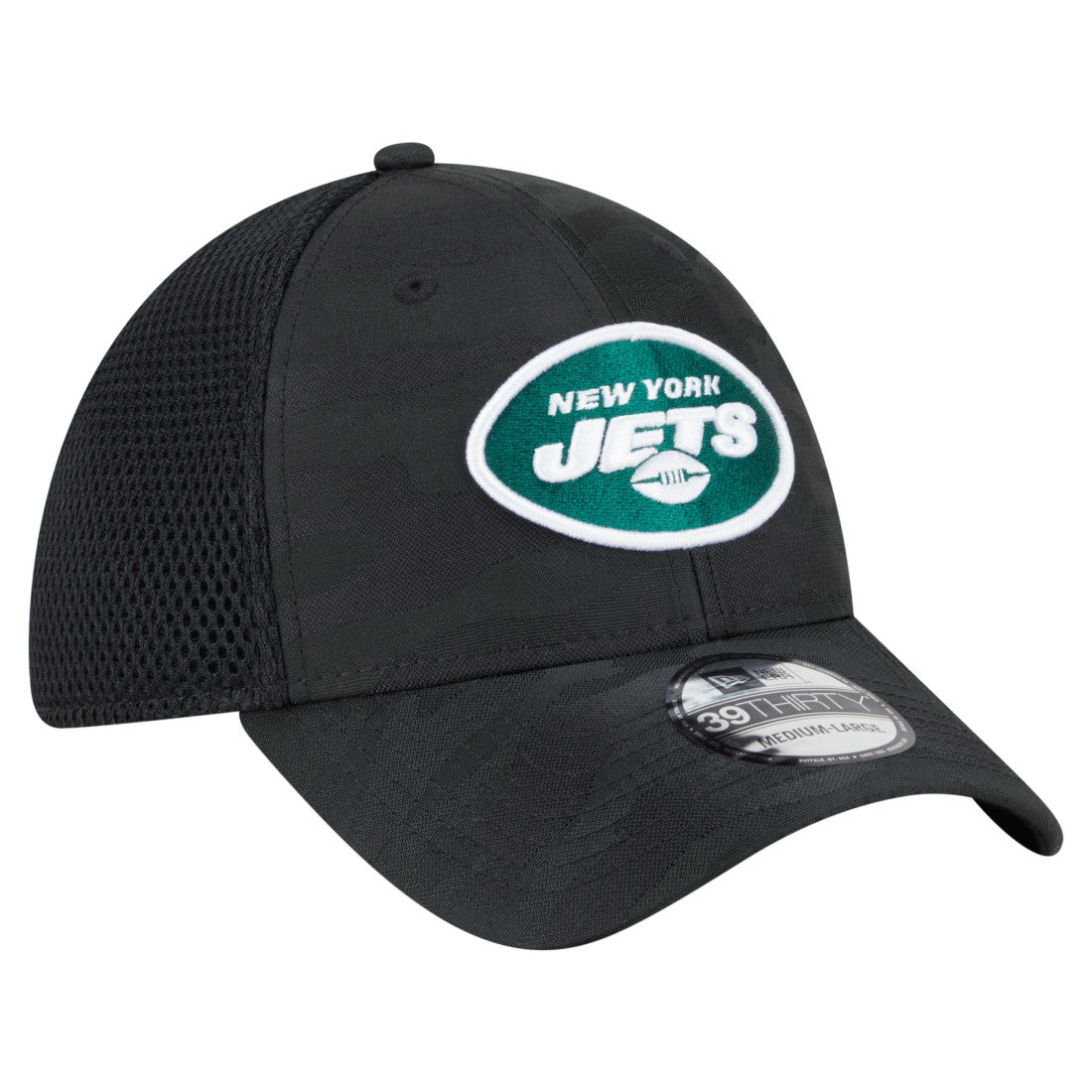 New York Jets New Era Active Camo 39THIRTY Flex Hat Black