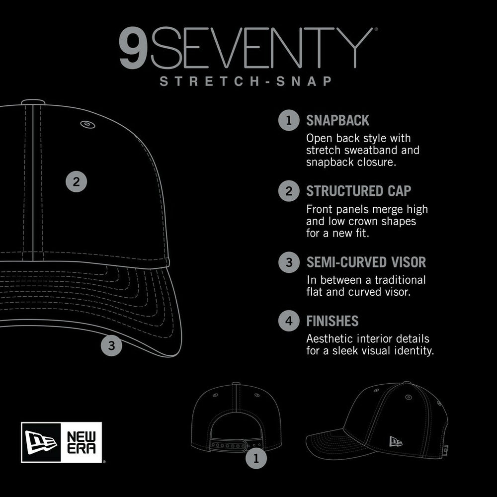 San Francisco 49ers New Era Gameday Multi Rope 9SEVENTY Stretch-Snap Hat Scarlet