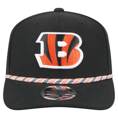 Cincinnati Bengals New Era Gameday Multi Rope 9SEVENTY Stretch-Snap Hat Black