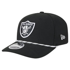 Las Vegas Raiders New Era Gameday Multi Rope 9SEVENTY Stretch-Snap Hat Black