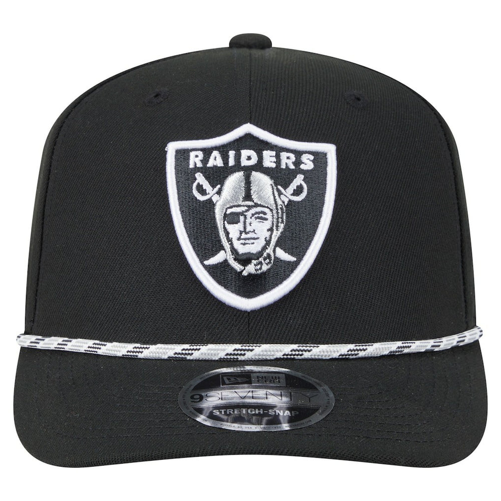 Las Vegas Raiders New Era Gameday Multi Rope 9SEVENTY Stretch-Snap Hat Black