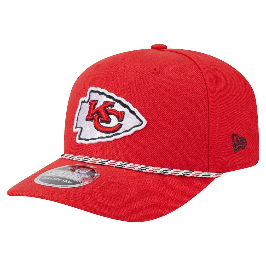 Kansas City Chiefs New Era Gameday Multi Rope 9SEVENTY Stretch-Snap Hat Red