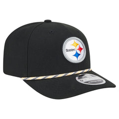 Pittsburgh Steelers New Era Gameday Multi Rope 9SEVENTY Stretch-Snap Hat Black