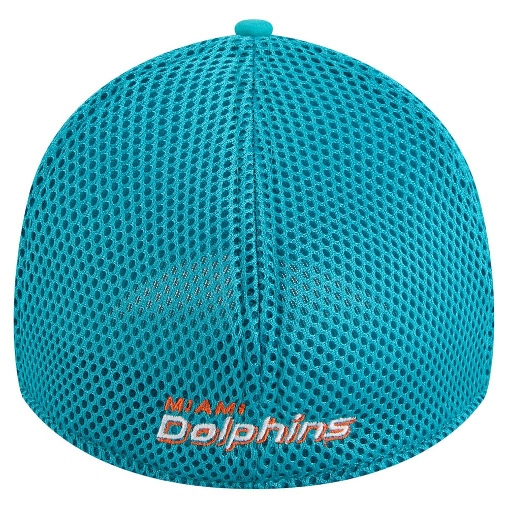 Miami Dolphins New Era Game Day Linear 39THIRTY Flex Hat Aqua