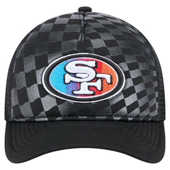 San Francisco 49ers New Era Gradient 9FORTY Adjustable Hat Black