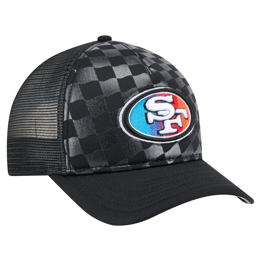 San Francisco 49ers New Era Gradient 9FORTY Adjustable Hat Black