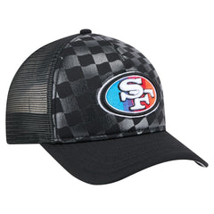 San Francisco 49ers New Era Gradient 9FORTY Adjustable Hat Black
