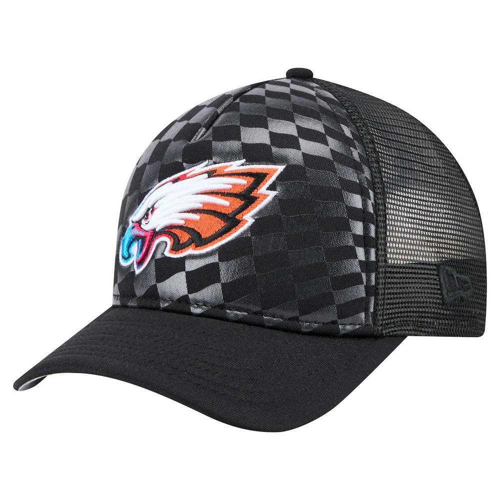 Philadelphia Eagles New Era Gradient 9FORTY Adjustable Hat Black