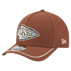 Kansas City Chiefs New Era Motorsport 9FORTY Adjustable Hat Brown