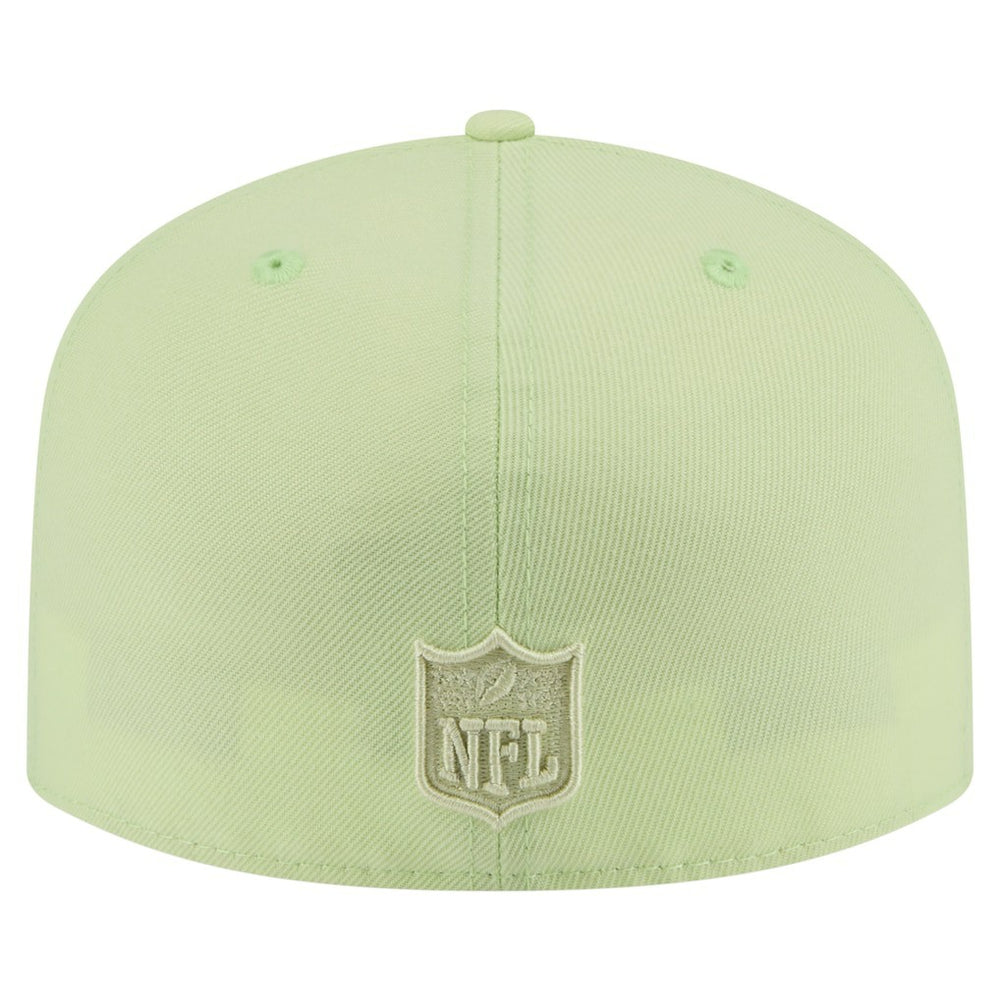 Miami Dolphins New Era Color Pack A-Frame 59FIFTY Fitted Hat Light Green
