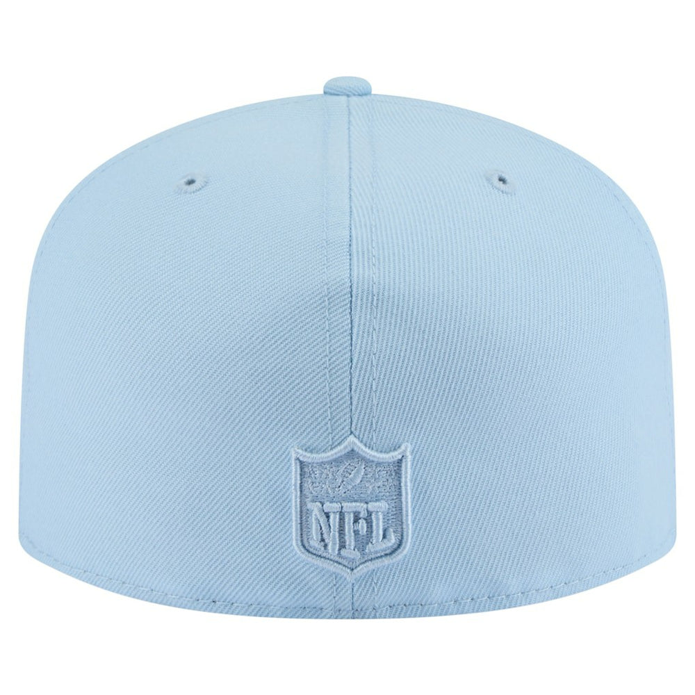 Detroit Lions New Era Color Pack A-Frame 59FIFTY Fitted Hat Light Blue