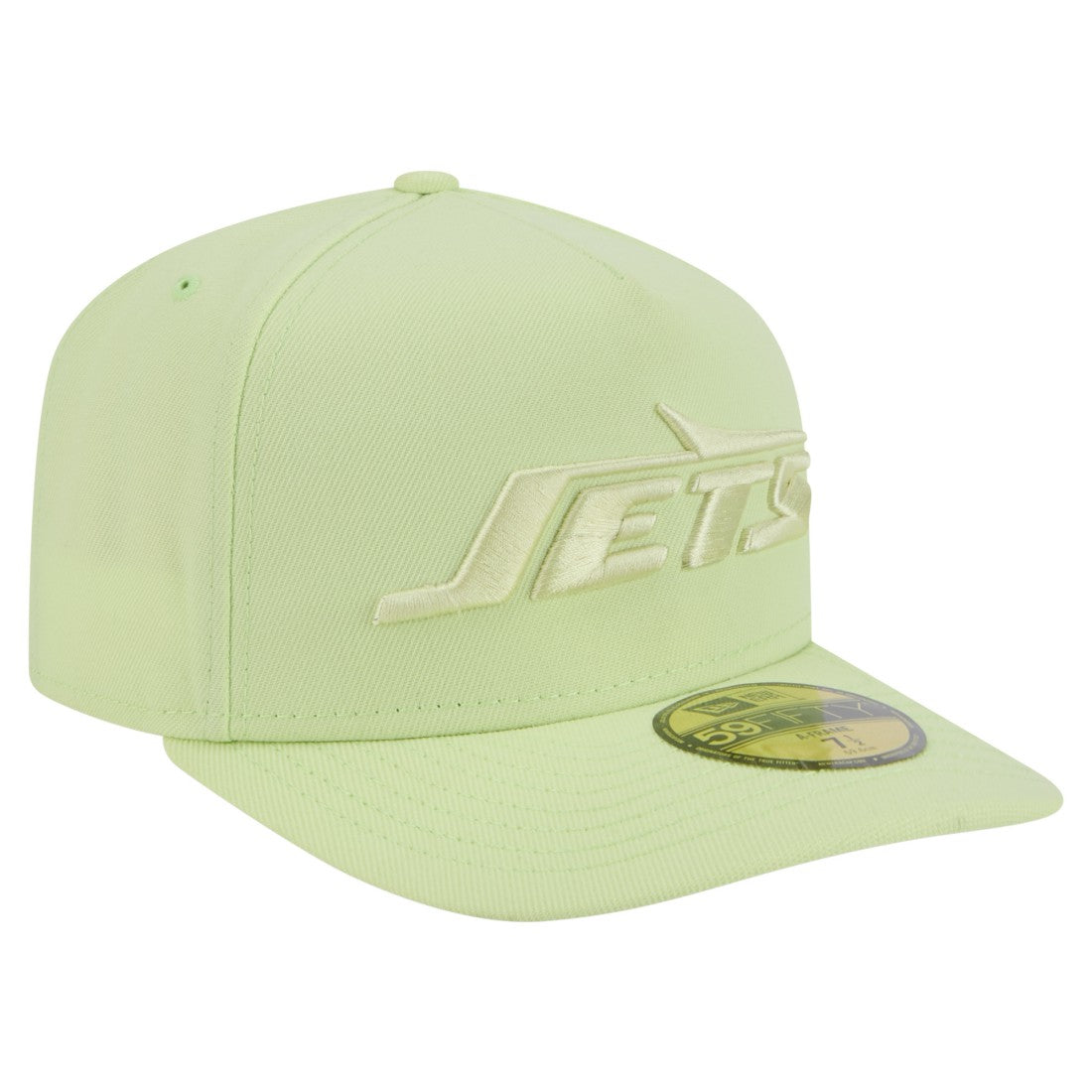 New York Jets New Era Color Pack A-Frame 59FIFTY Fitted Hat Green