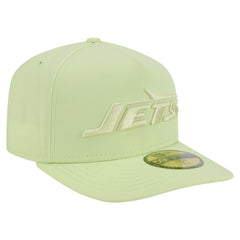 New York Jets New Era Color Pack A-Frame 59FIFTY Fitted Hat Green