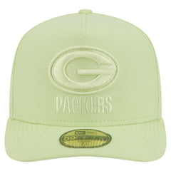 Green Bay Packers New Era Color Pack A-Frame 59FIFTY Fitted Hat Light Green