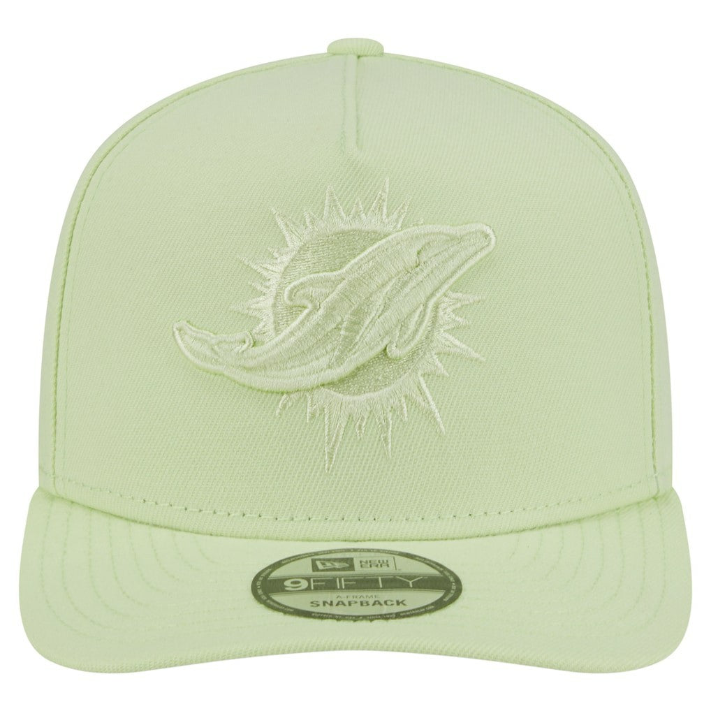 Miami Dolphins New Era Color Pack 9FIFTY Snapback Hat Light Green