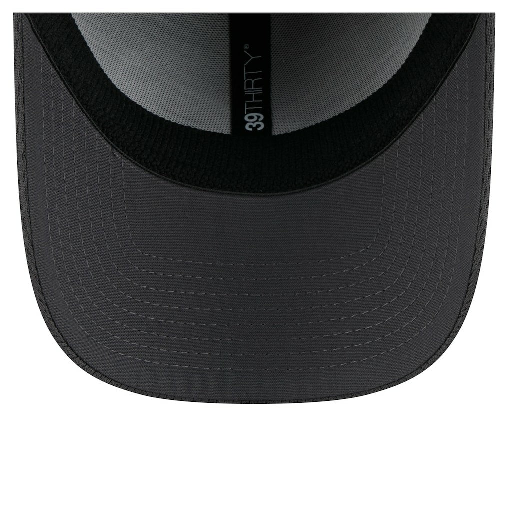 Philadelphia Eagles New Era Throwback Logo Main 39THIRTY Flex Hat Graphite