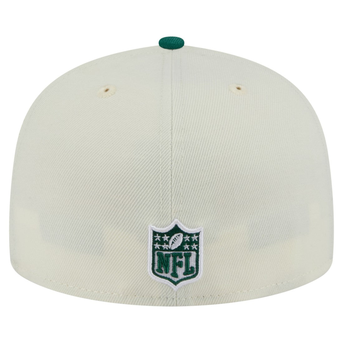 New York Jets New Era Main 59FIFTY Fitted Hat Cream/Green