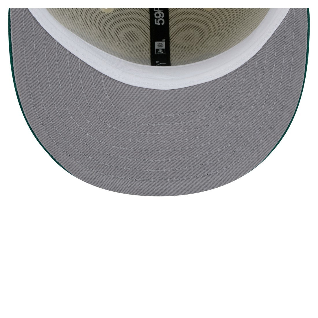 New York Jets New Era Main 59FIFTY Fitted Hat Cream/Green